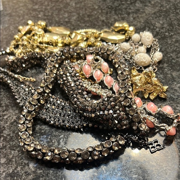 Elegant Gold and Silver Women's Necklaces Ruby Red, Sarah Cov. WA401 - Picture 1 of 5